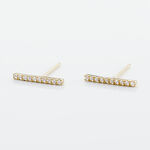 Boucles D'oreilles Pendantes Priscilla Or Jaune Oxyde De Zirconium - Pendantes Femme | Marc Orian