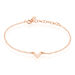 Bracelet Veroniica Argent Rose - Bracelets chaînes Femme | Marc Orian