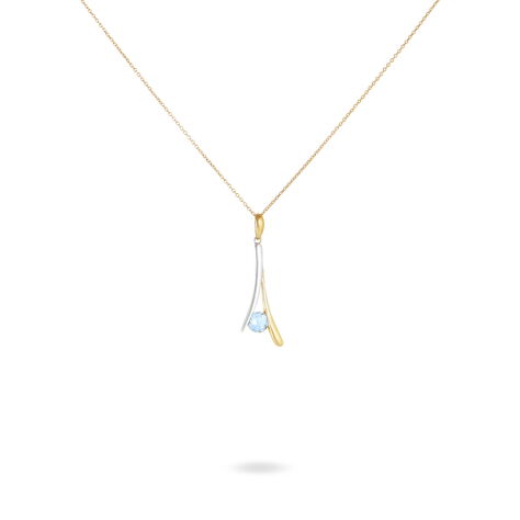 Collier Madli Or Bicolore Topaze - Colliers avec pierres Femme | Marc Orian