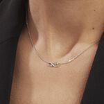 Collier Or Blanc Adrasteia Diamants - Colliers avec pierres Femme | Marc Orian