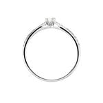 Bague Solitaire Hemera Or Blanc Diamant - Solitaires Femme | Marc Orian