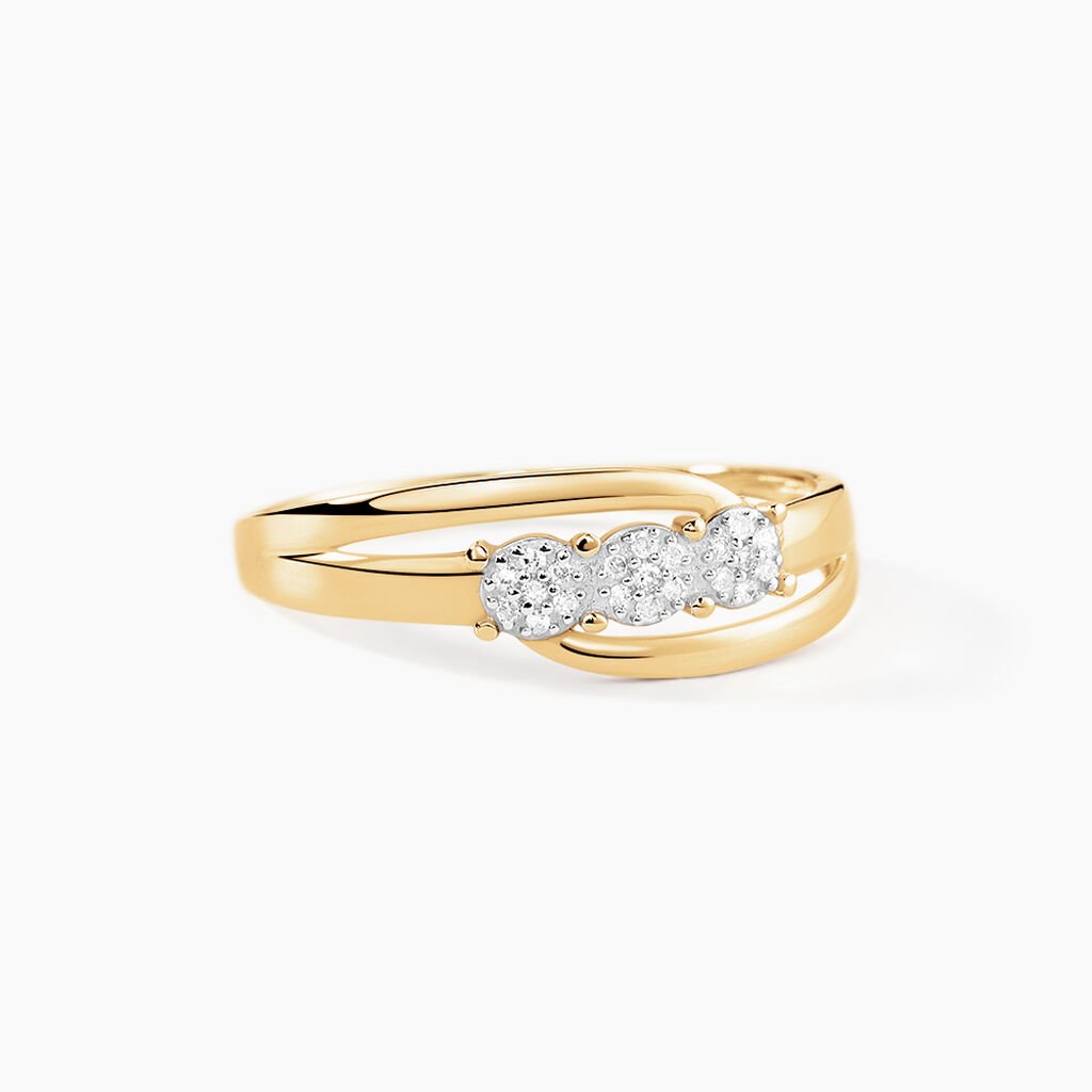 Bague Nolan Or Jaune Diamant - Parures de mariage Femme | Marc Orian
