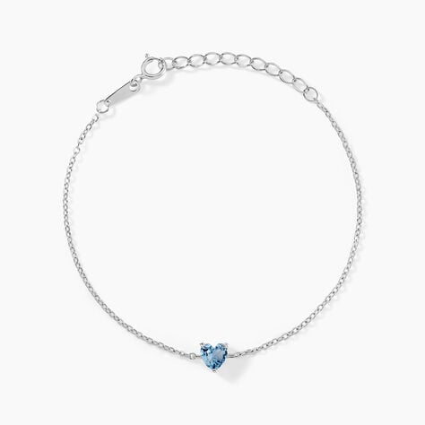 Bracelet Kelvyn Argent Blanc Oxyde De Zirconium - Bracelets chaînes Femme | Marc Orian