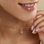 Collier Roma Argent Blanc Oxyde De Zirconium - Colliers avec pierres Femme | Marc Orian