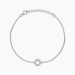 Bracelet Winona Argent Blanc - Bracelets fantaisie Femme | Marc Orian