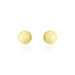 Boucles D'oreilles Puces Fidelia Boule Sablee Or Jaune - Puces Femme | Marc Orian