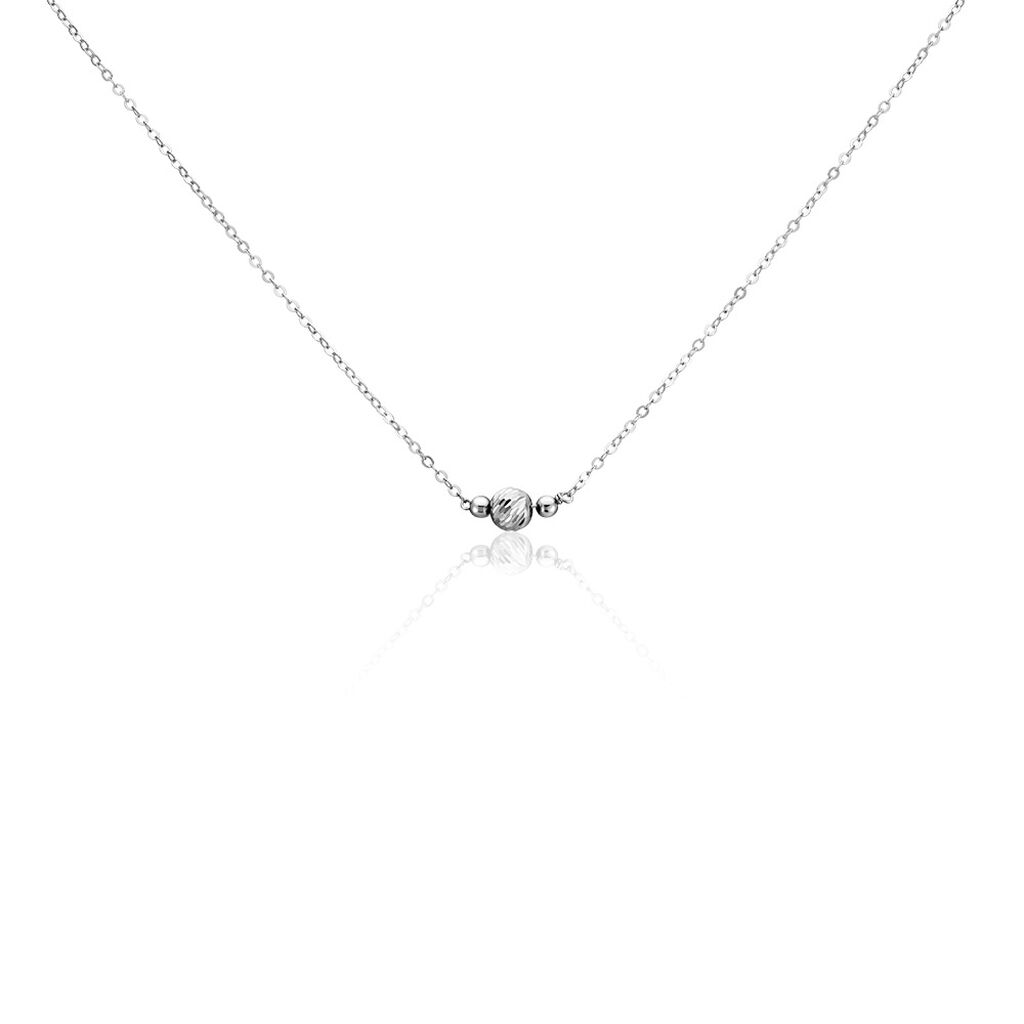 Collier Tolly Argent Blanc - Colliers fantaisie Femme | Marc Orian
