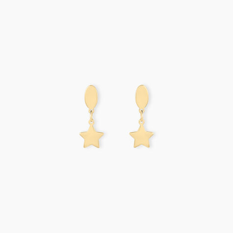 Boucles D'oreilles Pendantes Alphonsine Etoile Or Jaune - Pendantes Femme | Marc Orian