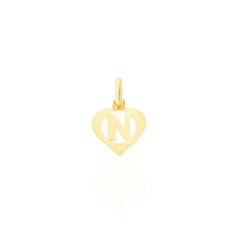 Pendentif Eudocie Coeur Lettre Or Jaune - Pendentifs Famille | Marc Orian