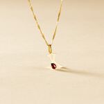 Pendentif Helidie Coccinelle Lettre Or Jaune - Pendentifs Enfant | Marc Orian