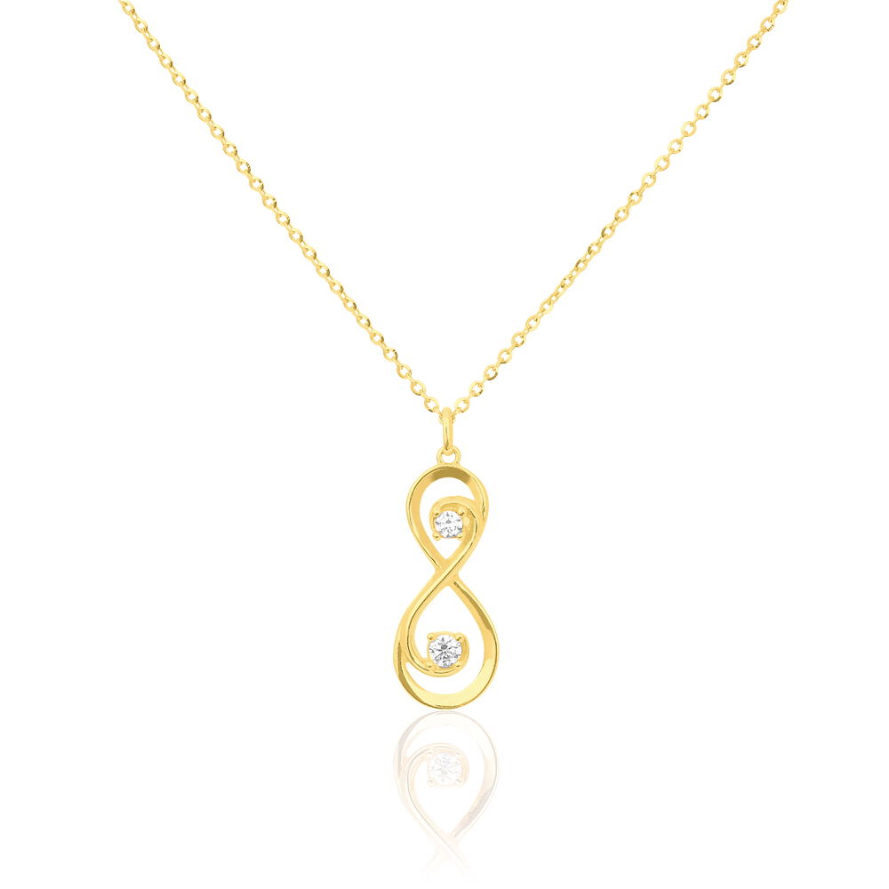 Collier Ademar Or Jaune Oxyde De Zirconium - Colliers avec pierres Femme | Marc Orian