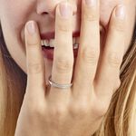 Alliance Aileen Or Blanc Diamant - Alliances avec pierres Femme | Marc Orian