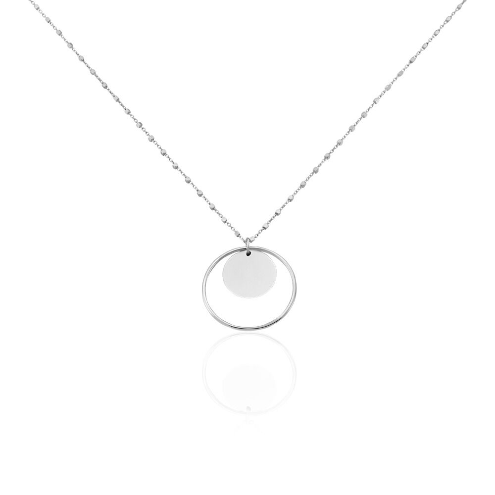Collier Argent Blanc Ortensia - Colliers fantaisie Femme | Marc Orian