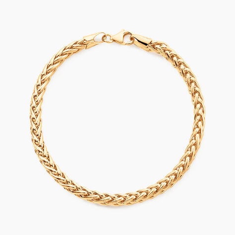 Bracelet Jany Maille Palmier Or Jaune - Bracelets mailles Femme | Marc Orian