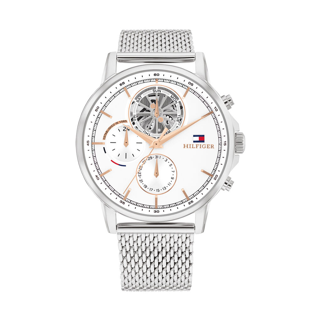 Montre Tommy Hilfiger Stewart Blanc - Montres étanches Homme | Marc Orian