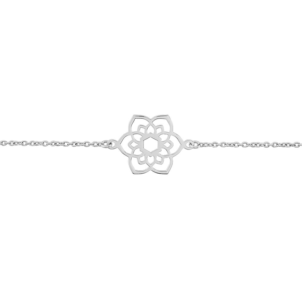Bracelet Eudeline Argent Blanc - Bracelets chaînes Femme | Marc Orian