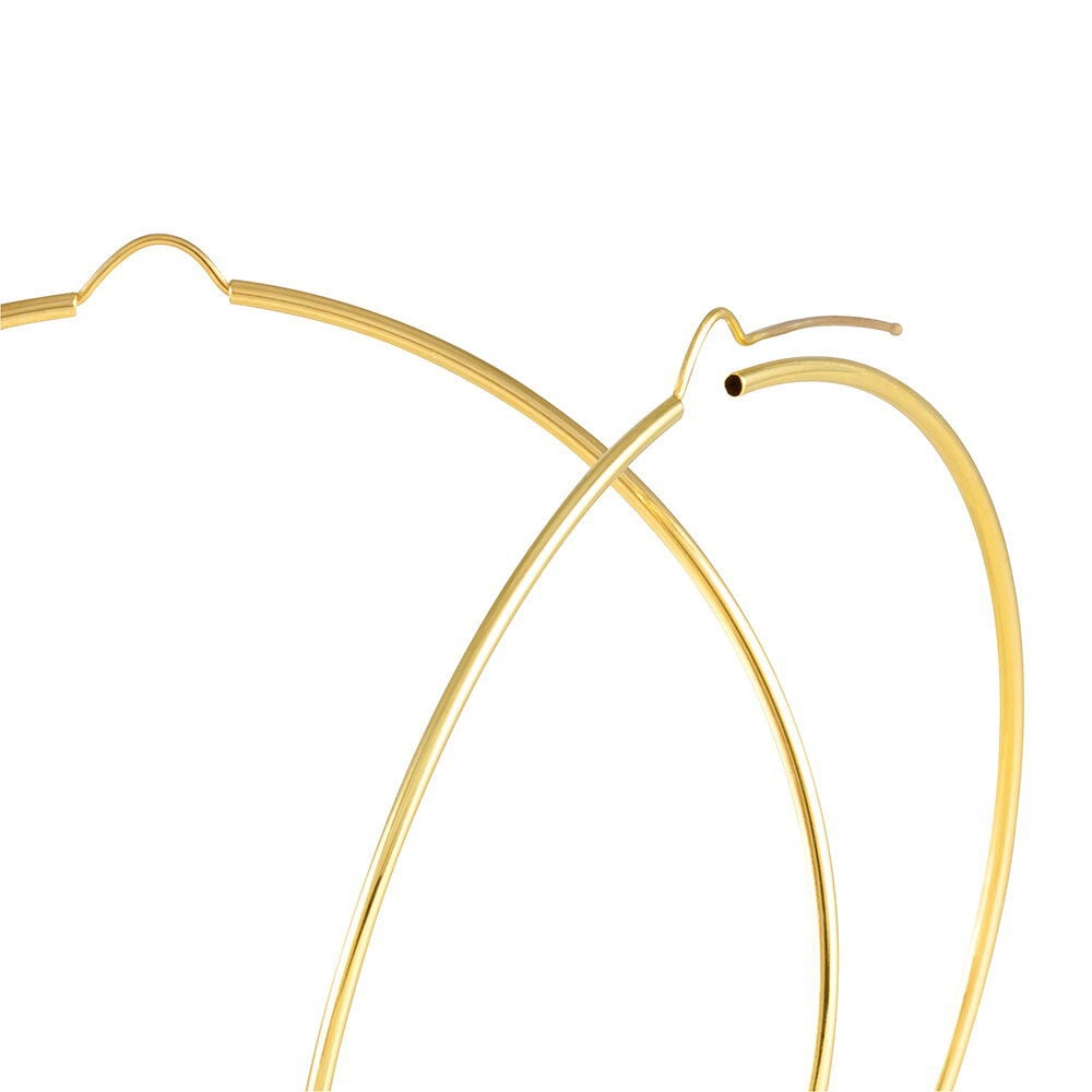 Créoles Dominae Or Jaune - Grosses créoles Femme | Marc Orian