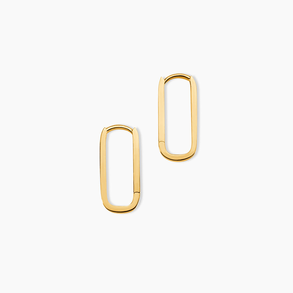 Cr&eacute;oles Coleman Or Jaune - Cr&eacute;oles Femme | Marc Orian