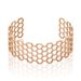 Bracelet Manchette Ouvert Acier Rose Buglose - Bijoux fantaisie Femme | Marc Orian