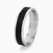 Bague Gaetane Acier Blanc - Bagues Homme | Marc Orian