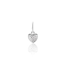 Créole Unitaire Argent Blanc Donelle Oxydes De Zirconium - Boucles d'oreilles Créoles Femme | Marc Orian