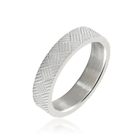 Bague Phebus Him Acier Blanc - Bijoux fantaisie Homme | Marc Orian
