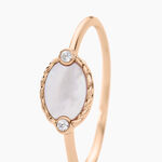 Bague La Muse Argent Rose Nacre Oxyde De Zirconium - Bijoux fantaisie Femme | Marc Orian