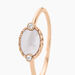 Bague La Muse Argent Rose Nacre Oxyde De Zirconium - Bagues de promesse Femme | Marc Orian