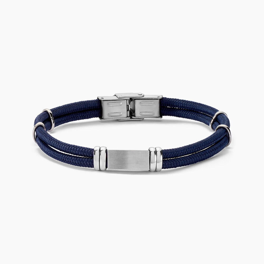 Bracelet Yannik Acier Blanc - Bracelets cordons Homme | Marc Orian