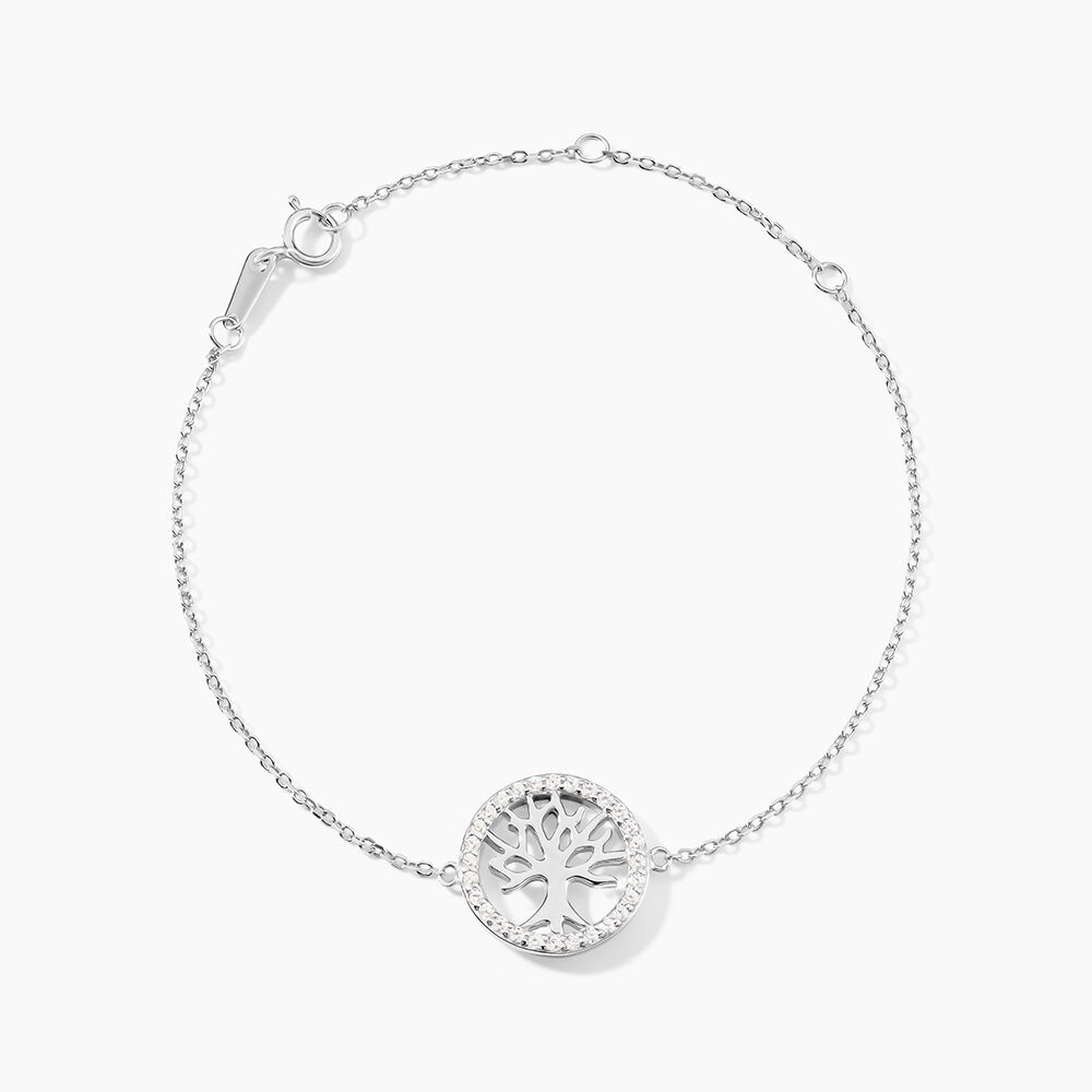 Bracelet Galla Argent Blanc Oxyde De Zirconium - Bracelets fantaisie Femme | Marc Orian