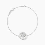Bracelet Galla Argent Blanc Oxyde De Zirconium - Bracelets fantaisie Femme | Marc Orian