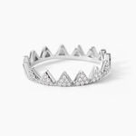 Bague Doria Argent Blanc Oxyde De Zirconium - Bijoux fantaisie Femme | Marc Orian