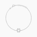 Bracelet Astrea Argent Blanc Oxyde De Zirconium - Bracelets fantaisie Femme | Marc Orian