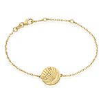 Bracelet Amai Plaqu&eacute; Or Jaune Oxyde De Zirconium - Bracelets Medailles Femme | Marc Orian