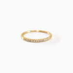 Alliance Pristina Or Jaune Diamant - Alliances avec pierres Femme | Marc Orian