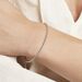 Bracelet Jonc Twist Argent Blanc - Bracelets joncs Femme | Marc Orian