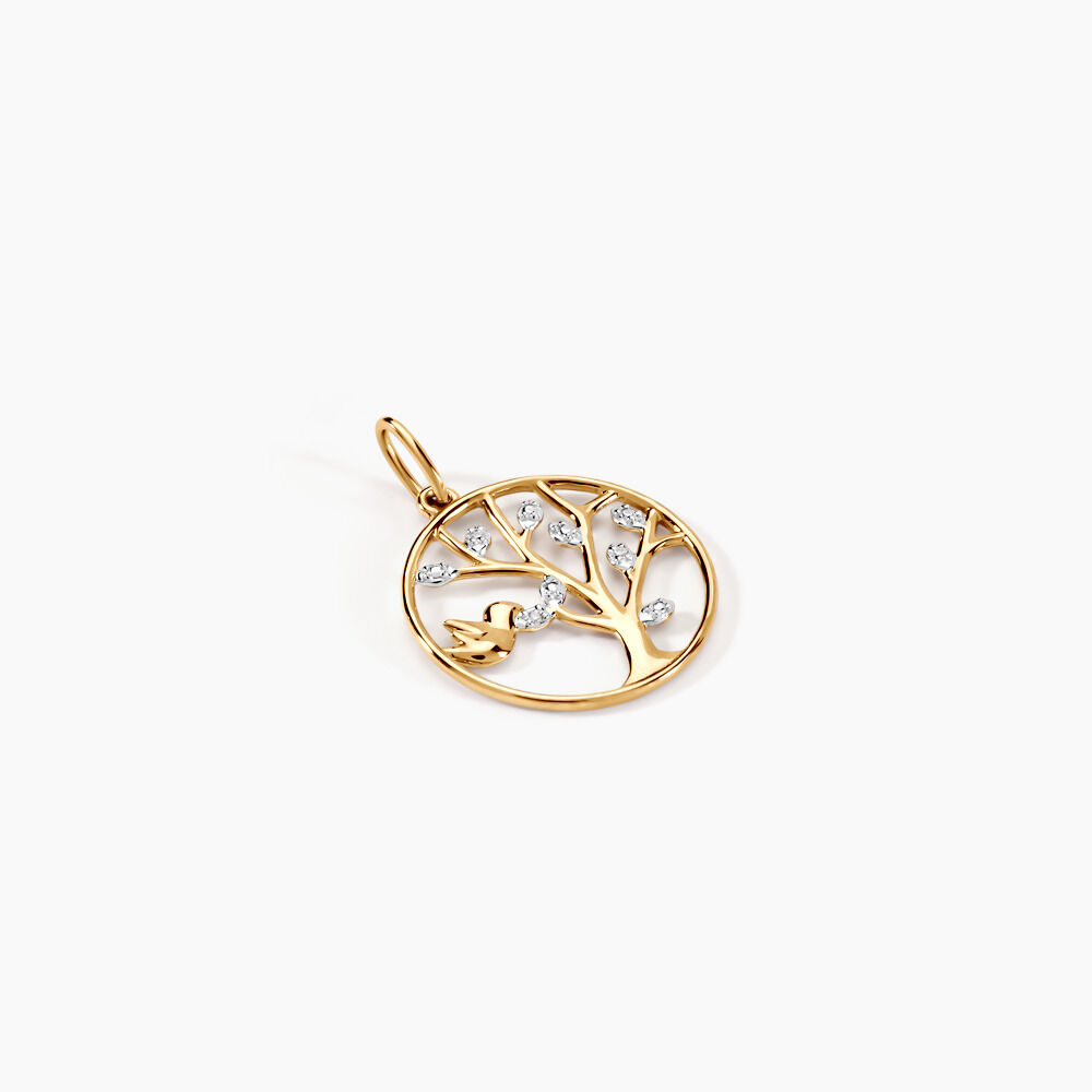 Pendentif Arethusa Or Jaune Diamant - Parures de mariage Femme | Marc Orian