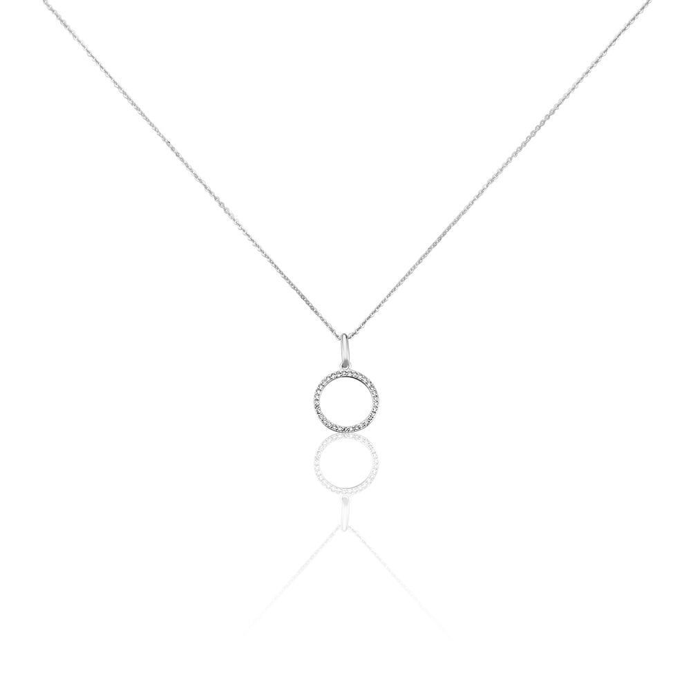 Collier Grâces Argent Blanc Oxyde De Zirconium - Colliers avec pierres Femme | Marc Orian