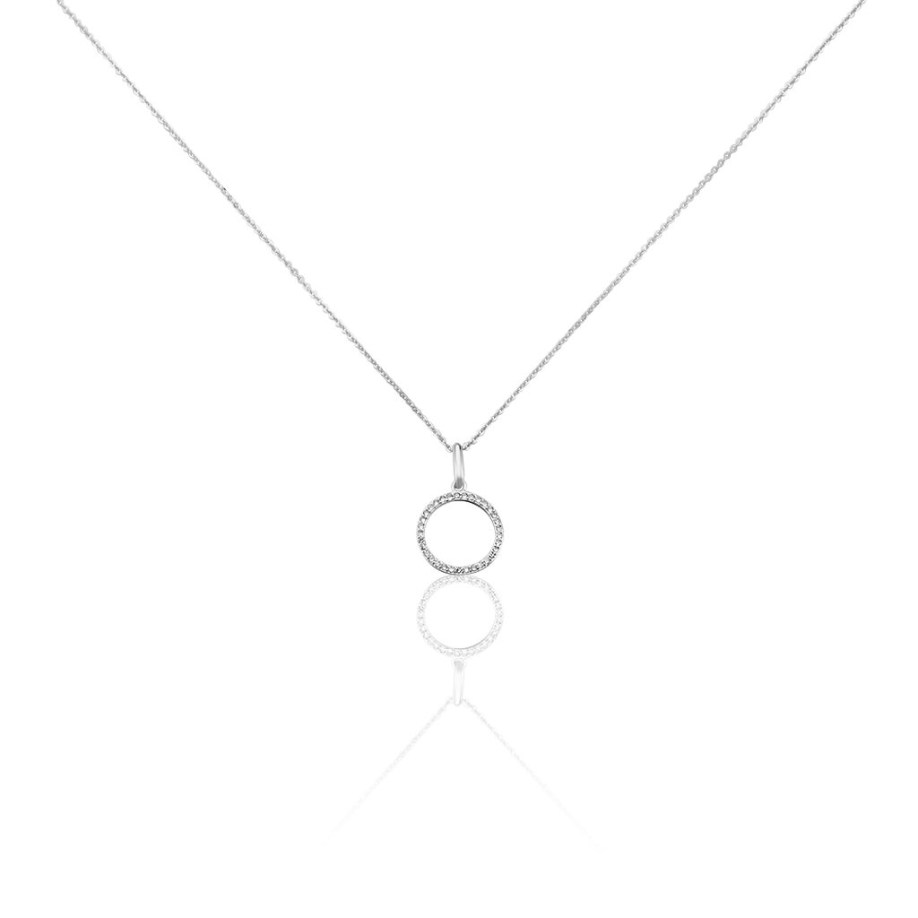Collier Grâces Argent Blanc Oxyde De Zirconium - Colliers avec pierres Femme | Marc Orian