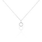 Collier Gr&acirc;ces Argent Blanc Oxyde De Zirconium - Colliers avec pierres Femme | Marc Orian