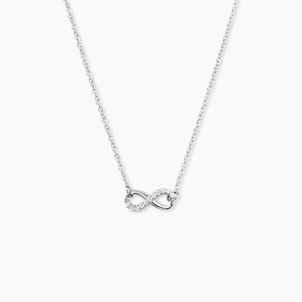 Collier Filipe Argent Blanc Oxyde De Zirconium - Colliers avec pierres Femme | Marc Orian