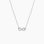 Collier Filipe Argent Blanc Oxyde De Zirconium - Colliers avec pierres Femme | Marc Orian