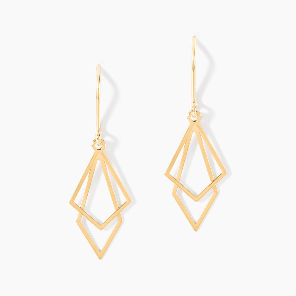 Boucles D'Oreilles Pendantes Menes Or Jaune - Pendantes Femme | Marc Orian