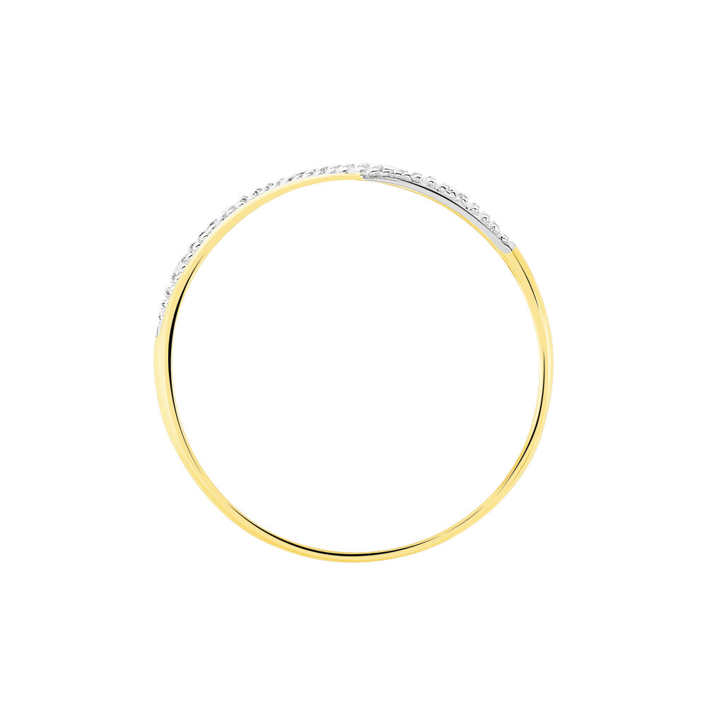 Bague Smeralda Or Bicolore Diamant - Bagues pierres précieuses Femme | Marc Orian