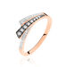 Bague Maelys Or Rose Diamant - Bagues pierres précieuses Femme | Marc Orian