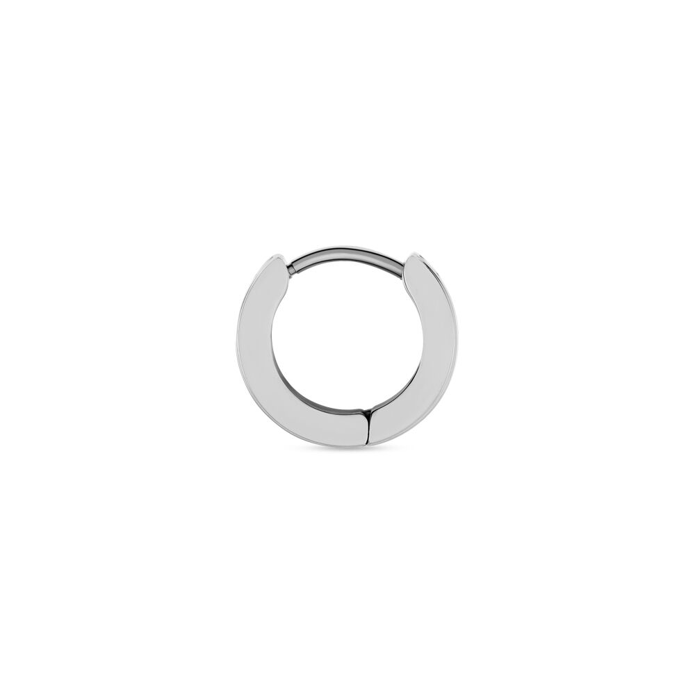 Créole Unitaire Acier Blanc Chardon - Piercings d'oreilles Homme | Marc Orian