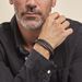 Bracelet Jourdan Byron Acier Blanc - Bracelets cuir Homme | Marc Orian