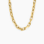 Collier Anadia Acier Jaune - Colliers ras du cou Femme | Marc Orian