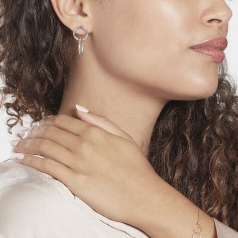 Boucles D'oreilles Pendantes Argent Blanc Vanne - Boucles d'oreilles Pendantes Femme | Marc Orian