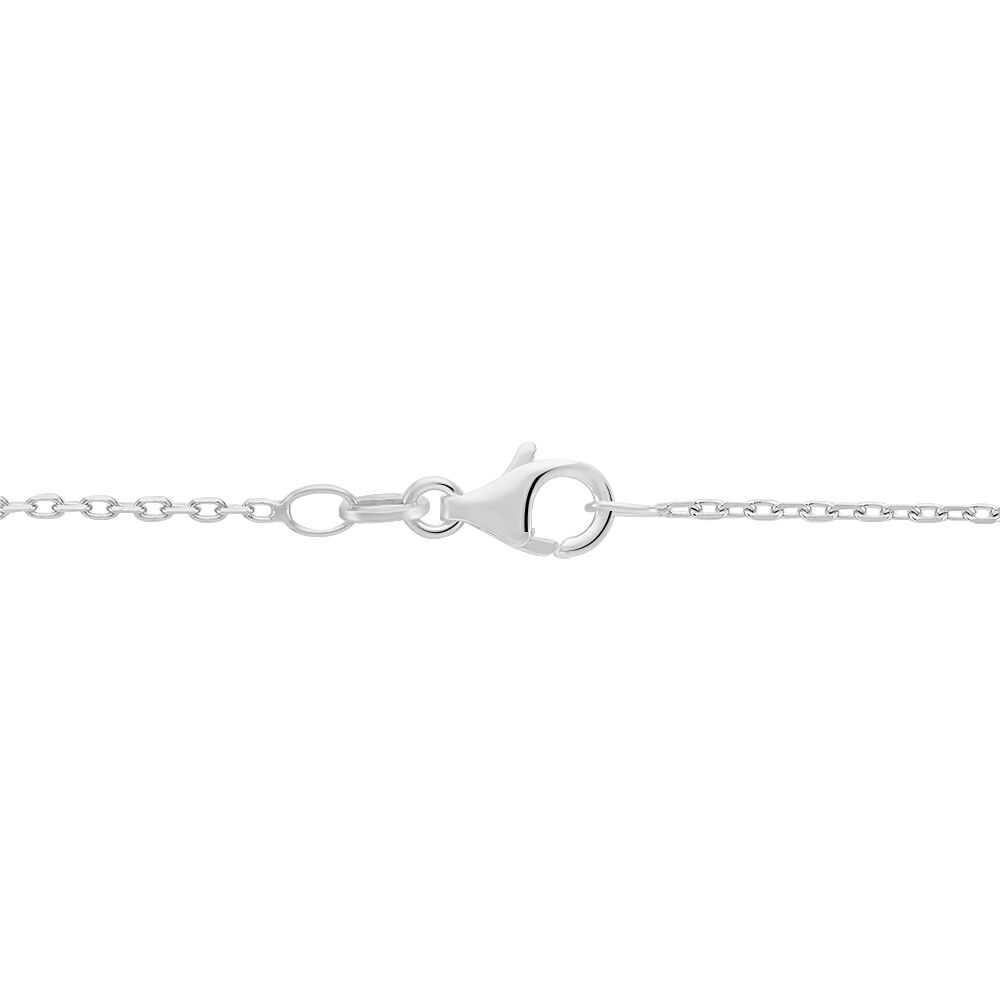 Cha&icirc;ne Claudine Argent Blanc - Colliers fantaisie Homme | Marc Orian